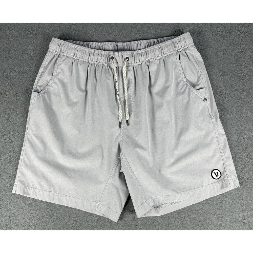 Vuori Short 2XL Grey Kore Compression Lined Performance Gym Training Lounge V302